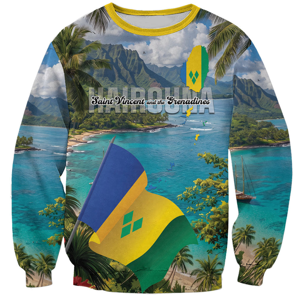 Hairouna St Vincent and The Grenadines Personalized Sweatshirt Land of the Blessed