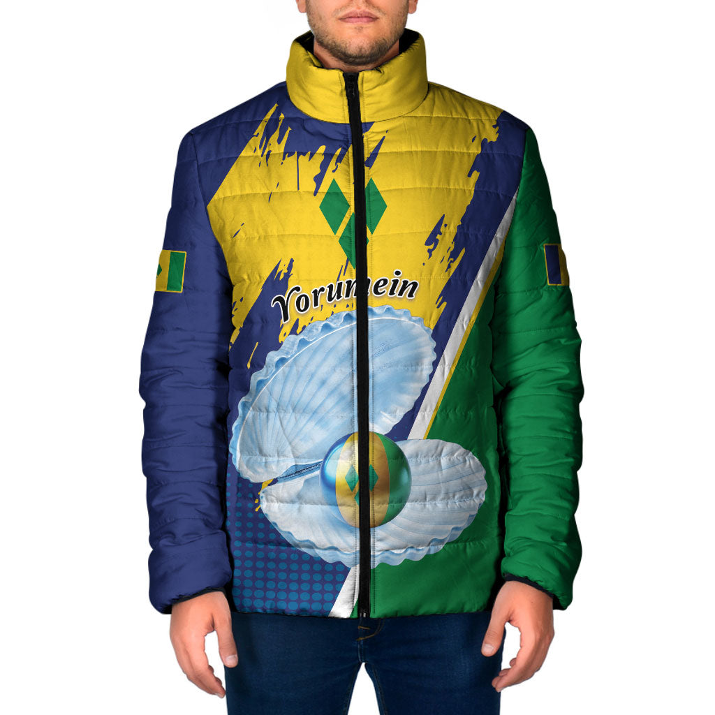 Yorumein SVG Personalized Padded Jacket Pearl of Caribbean