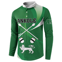 Personalised Kingdom of Ankole Button Sweatshirt Obugabe Bw Ankole