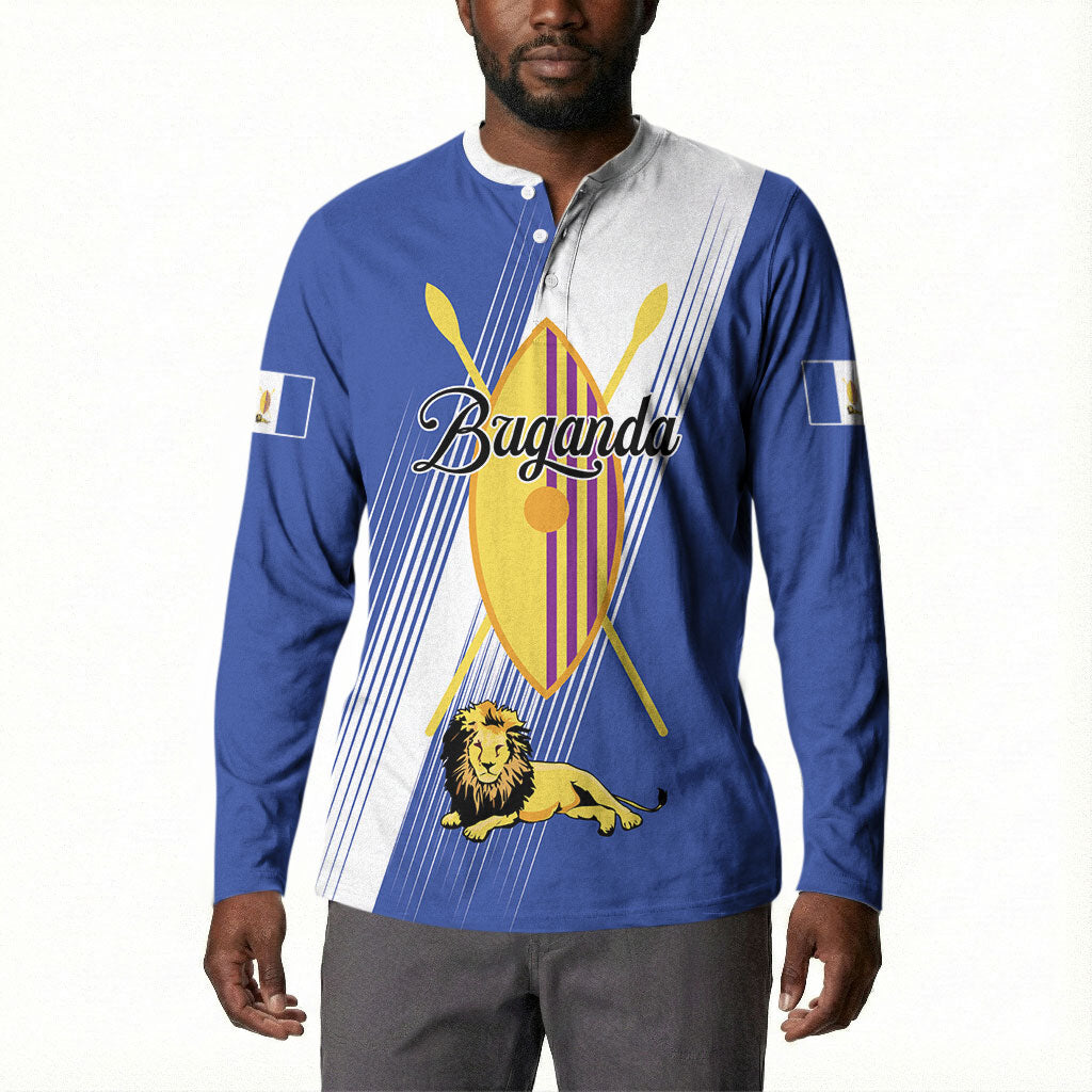 Personalised Buganda Button Sweatshirt Ekitiibwa kya Buganda