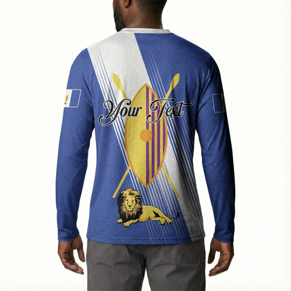 Personalised Buganda Button Sweatshirt Ekitiibwa kya Buganda