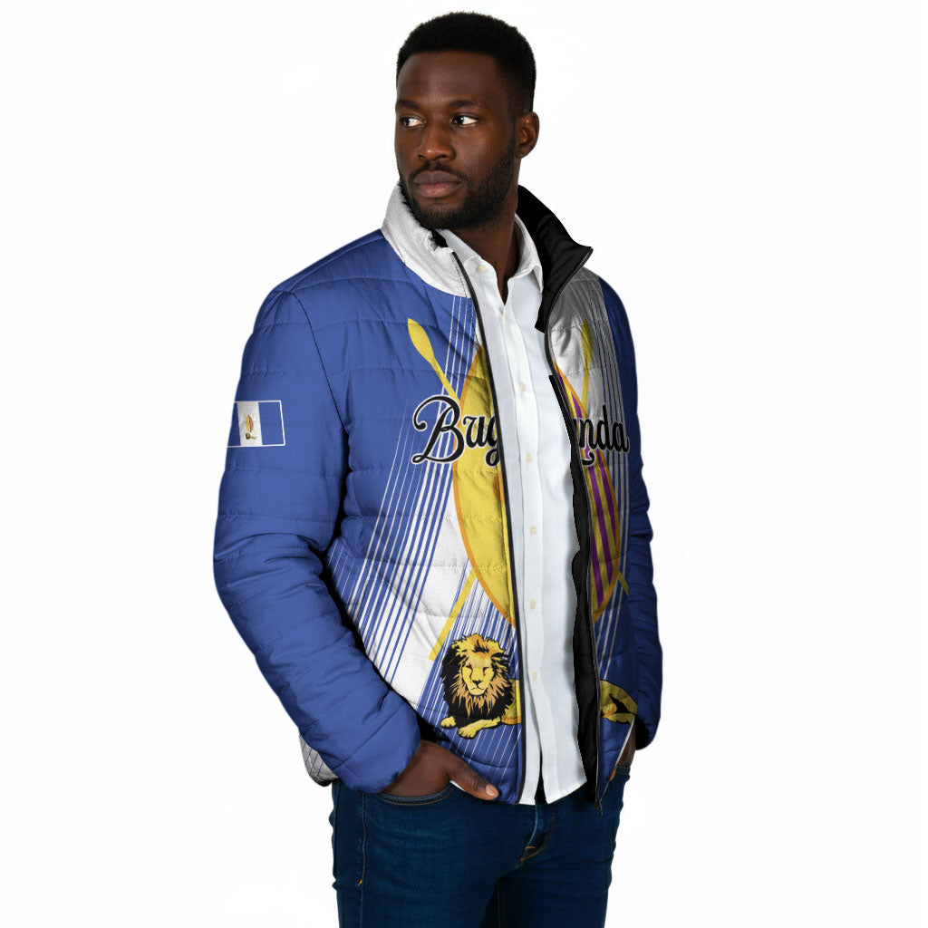 Personalised Buganda Padded Jacket Ekitiibwa kya Buganda