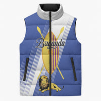 Personalised Buganda Sleeveless Puffer Jacket Ekitiibwa kya Buganda