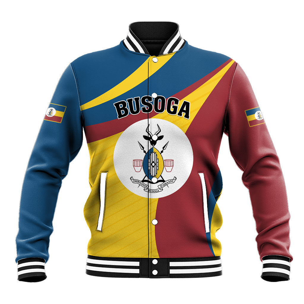 Personalised Kingdom of Busoga Baseball Jacket Land of the Soga
