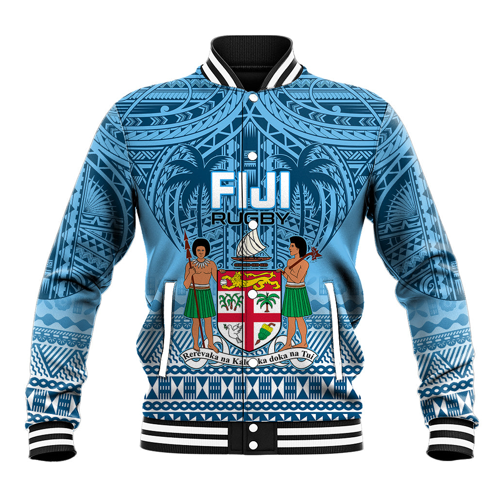 Custom Fiji Rugby Baseball Jacket Fijian Go 2023 World Cup - Wonder Print Shop