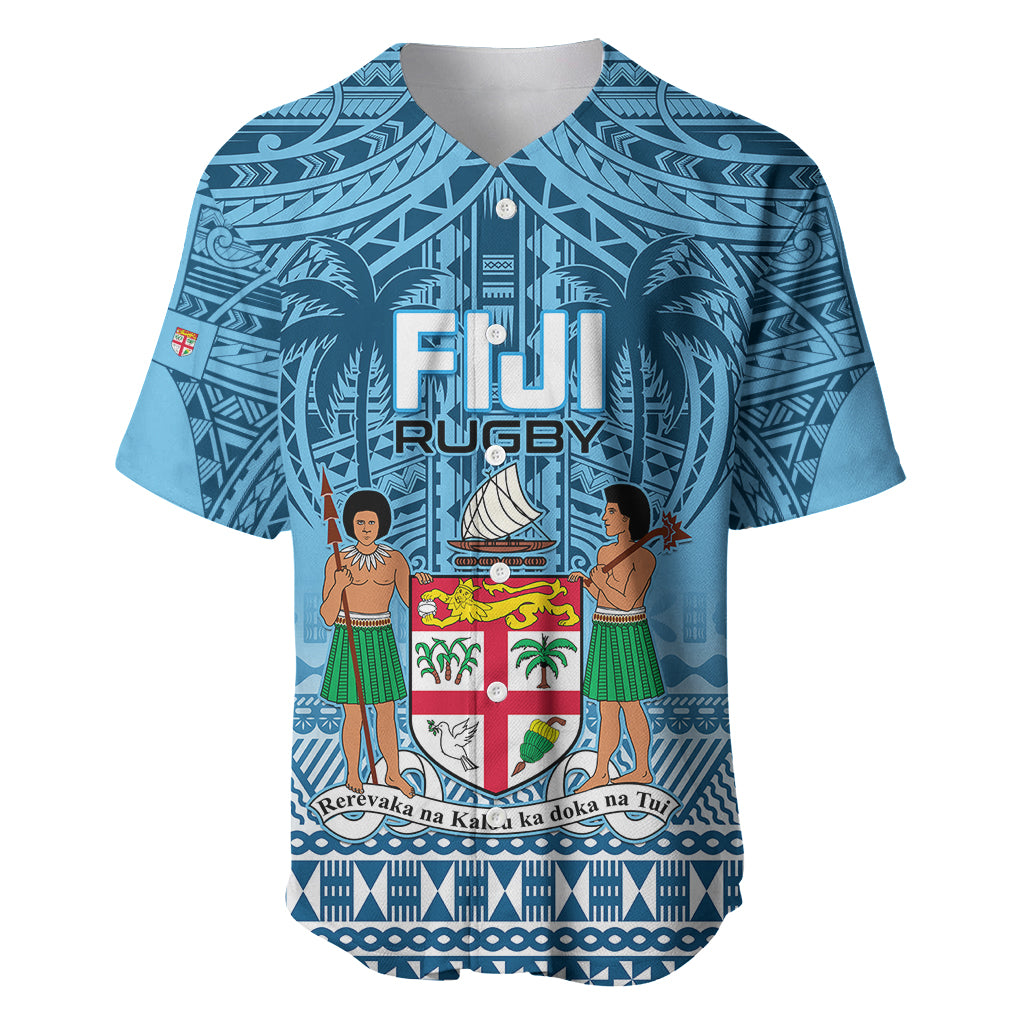 Custom Fiji Rugby Baseball Jersey Fijian Go 2023 World Cup - Wonder Print Shop