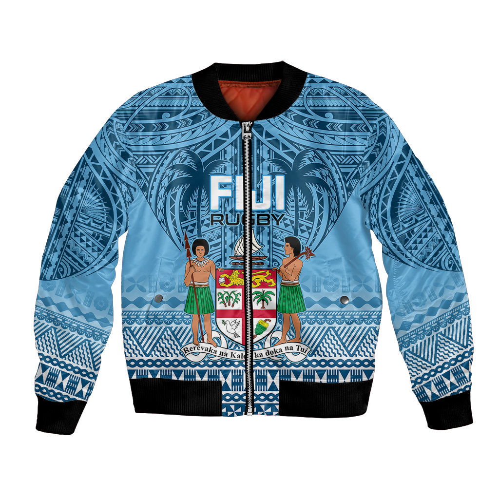 Custom Fiji Rugby Bomber Jacket Fijian Go 2023 World Cup - Wonder Print Shop