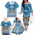 Custom Fiji Rugby Family Matching Off Shoulder Long Sleeve Dress and Hawaiian Shirt Fijian Go 2023 World Cup - Wonder Print Shop