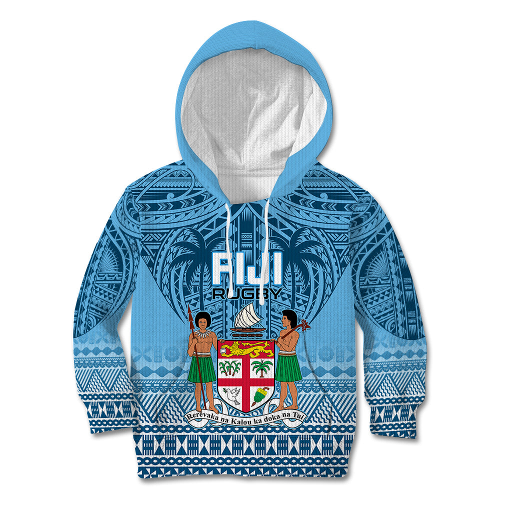 Custom Fiji Rugby Kid Hoodie Fijian Go 2023 World Cup - Wonder Print Shop