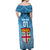 Custom Fiji Rugby Off Shoulder Maxi Dress Fijian Go 2023 World Cup - Wonder Print Shop