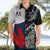 Custom New Zealand And France Rugby Hawaiian Shirt XV de France Kiwi Silver Fern 2023 World Cup - Wonder Print Shop