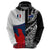 Custom New Zealand And France Rugby Hoodie XV de France Kiwi Silver Fern 2023 World Cup - Wonder Print Shop