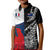 Custom New Zealand And France Rugby Kid Polo Shirt XV de France Kiwi Silver Fern 2023 World Cup - Wonder Print Shop