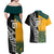 Custom New Zealand And Australia Rugby Couples Matching Off Shoulder Maxi Dress and Hawaiian Shirt Wallabies Kiwi Silver Fern 2023 World Cup - Wonder Print Shop