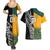 Custom New Zealand And Australia Rugby Couples Matching Summer Maxi Dress and Hawaiian Shirt Wallabies Kiwi Silver Fern 2023 World Cup - Wonder Print Shop