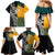 Custom New Zealand And Australia Rugby Family Matching Mermaid Dress and Hawaiian Shirt Wallabies Kiwi Silver Fern 2023 World Cup - Wonder Print Shop