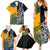 Custom New Zealand And Australia Rugby Family Matching Summer Maxi Dress and Hawaiian Shirt Wallabies Kiwi Silver Fern 2023 World Cup - Wonder Print Shop