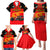 Personalised Carlos Sainz 55 Family Matching Puletasi Dress and Hawaiian Shirt 2023 Singapore GP - Wonder Print Shop