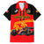 Personalised Carlos Sainz 55 Family Matching Puletasi Dress and Hawaiian Shirt 2023 Singapore GP - Wonder Print Shop