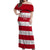 Custom England Rugby Off Shoulder Maxi Dress The Red Rose Champion World Cup 2023 - Wonder Print Shop