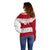 Custom England Rugby Off Shoulder Sweater The Red Rose Champion World Cup 2023 - Wonder Print Shop