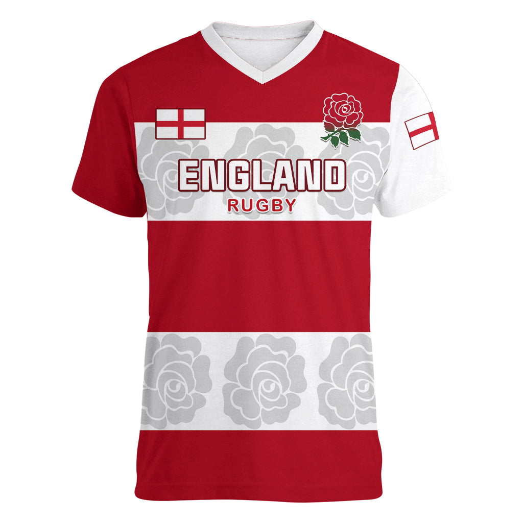 custom-england-rugby-women-v-neck-t-shirt-the-red-rose-champion-world-cup-2023