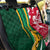 Custom South Africa and England Rugby Back Car Seat Cover The Red Rose Protea Pattern - Wonder Print Shop