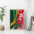 Custom South Africa and England Rugby Canvas Wall Art The Red Rose Protea Pattern - Wonder Print Shop