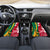 Custom South Africa and England Rugby Car Mats The Red Rose Protea Pattern - Wonder Print Shop