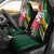 Custom South Africa and England Rugby Car Seat Cover The Red Rose Protea Pattern - Wonder Print Shop