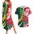 Custom South Africa and England Rugby Couples Matching Summer Maxi Dress and Hawaiian Shirt The Red Rose Protea Pattern - Wonder Print Shop