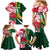 Custom South Africa and England Rugby Family Matching Mermaid Dress and Hawaiian Shirt The Red Rose Protea Pattern - Wonder Print Shop