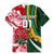 Custom South Africa and England Rugby Family Matching Mermaid Dress and Hawaiian Shirt The Red Rose Protea Pattern - Wonder Print Shop