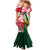 Custom South Africa and England Rugby Family Matching Mermaid Dress and Hawaiian Shirt The Red Rose Protea Pattern - Wonder Print Shop