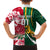 Custom South Africa and England Rugby Family Matching Off Shoulder Short Dress and Hawaiian Shirt The Red Rose Protea Pattern - Wonder Print Shop