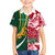 Custom South Africa and England Rugby Family Matching Off Shoulder Short Dress and Hawaiian Shirt The Red Rose Protea Pattern - Wonder Print Shop