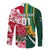 Custom South Africa and England Rugby Family Matching Puletasi Dress and Hawaiian Shirt The Red Rose Protea Pattern - Wonder Print Shop