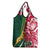 Custom South Africa and England Rugby Grocery Bag The Red Rose Protea Pattern