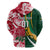 Custom South Africa and England Rugby Hoodie The Red Rose Protea Pattern - Wonder Print Shop