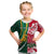 Custom South Africa and England Rugby Kid T Shirt The Red Rose Protea Pattern - Wonder Print Shop