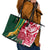 Custom South Africa and England Rugby Leather Tote Bag The Red Rose Protea Pattern - Wonder Print Shop