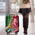 Custom South Africa and England Rugby Luggage Cover The Red Rose Protea Pattern - Wonder Print Shop