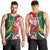 Custom South Africa and England Rugby Men Tank Top The Red Rose Protea Pattern - Wonder Print Shop