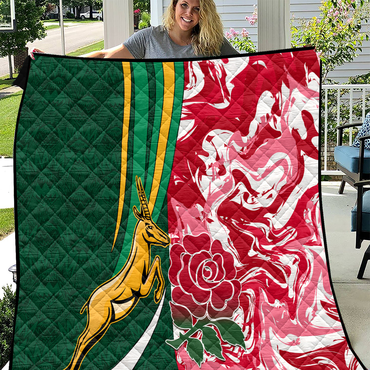 custom-south-africa-and-england-rugby-quilt-the-red-rose-protea-pattern