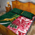 Custom South Africa and England Rugby Quilt Bed Set The Red Rose Protea Pattern - Wonder Print Shop