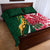 Custom South Africa and England Rugby Quilt Bed Set The Red Rose Protea Pattern - Wonder Print Shop