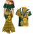 Custom South Africa Rugby Couples Matching Mermaid Dress and Hawaiian Shirt Come On Bokke Champion World Cup 2023 - Wonder Print Shop