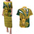 Custom South Africa Rugby Couples Matching Puletasi Dress and Hawaiian Shirt Come On Bokke Champion World Cup 2023 - Wonder Print Shop