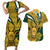 Custom South Africa Rugby Couples Matching Short Sleeve Bodycon Dress and Hawaiian Shirt Come On Bokke Champion World Cup 2023 - Wonder Print Shop