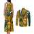 Custom South Africa Rugby Couples Matching Tank Maxi Dress and Long Sleeve Button Shirt Come On Bokke Champion World Cup 2023 - Wonder Print Shop